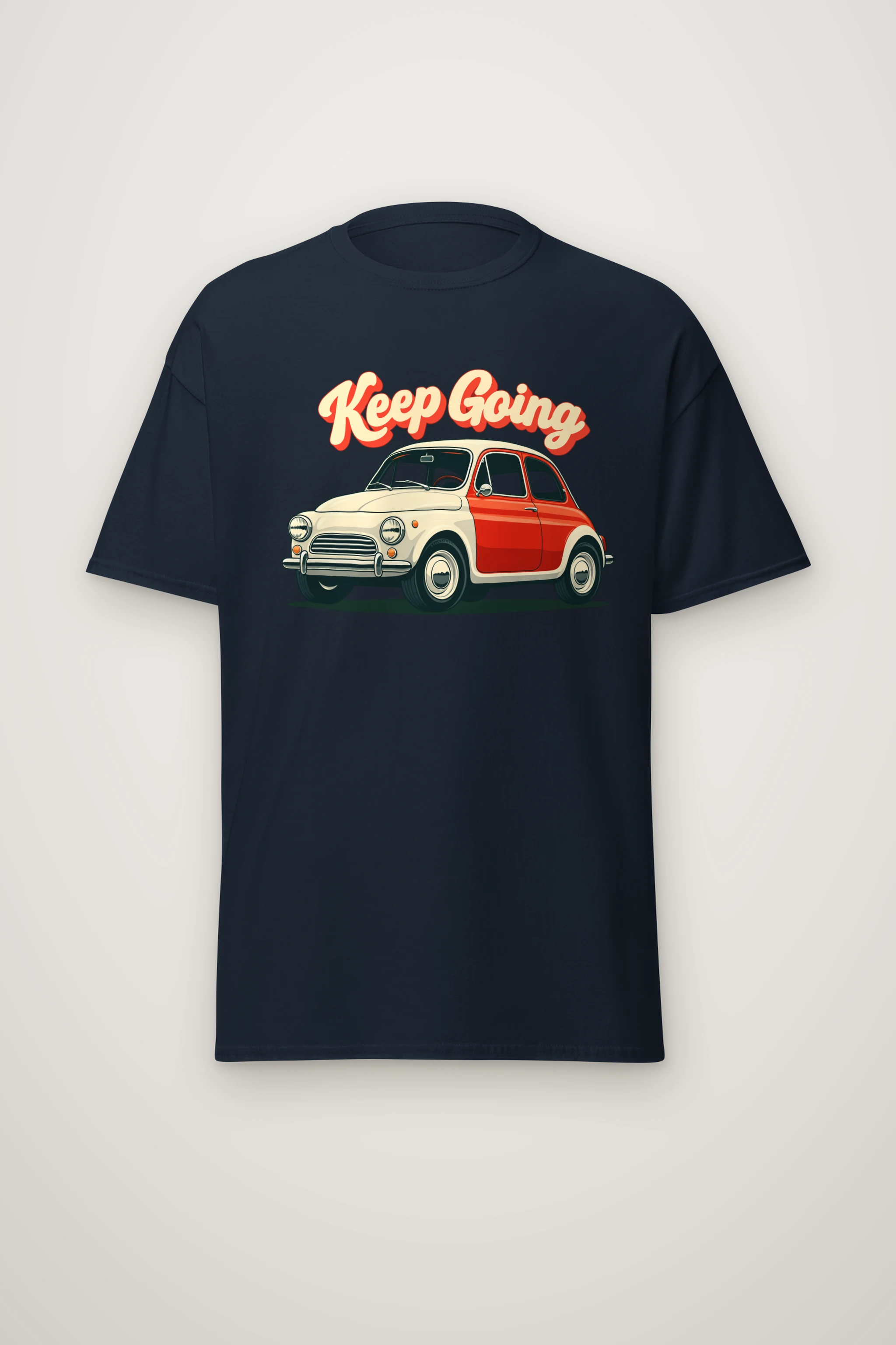 "Keep Going Car" Heavyweight Unisex Crewneck T-shirt