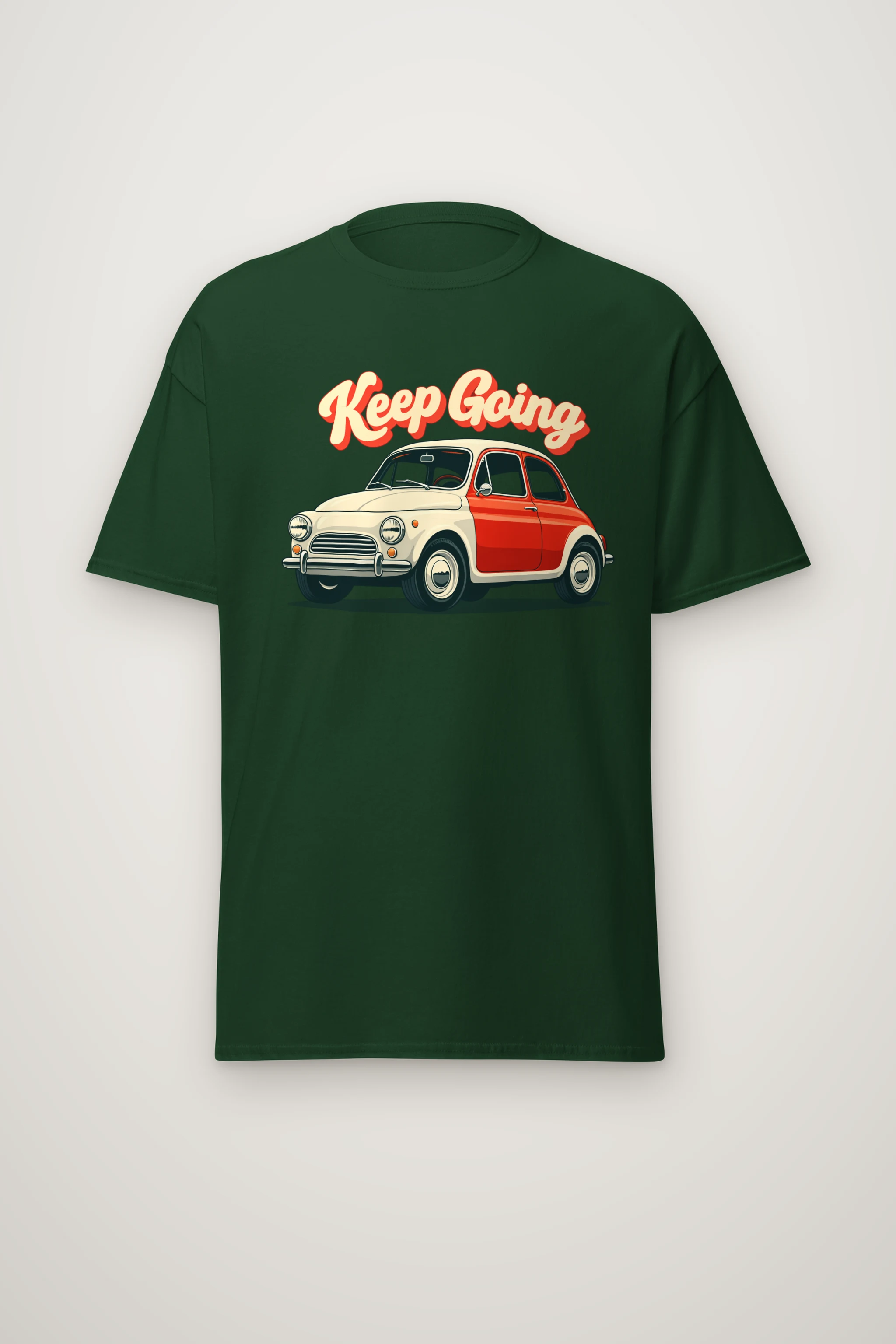 "Keep Going Car" Heavyweight Unisex Crewneck T-shirt