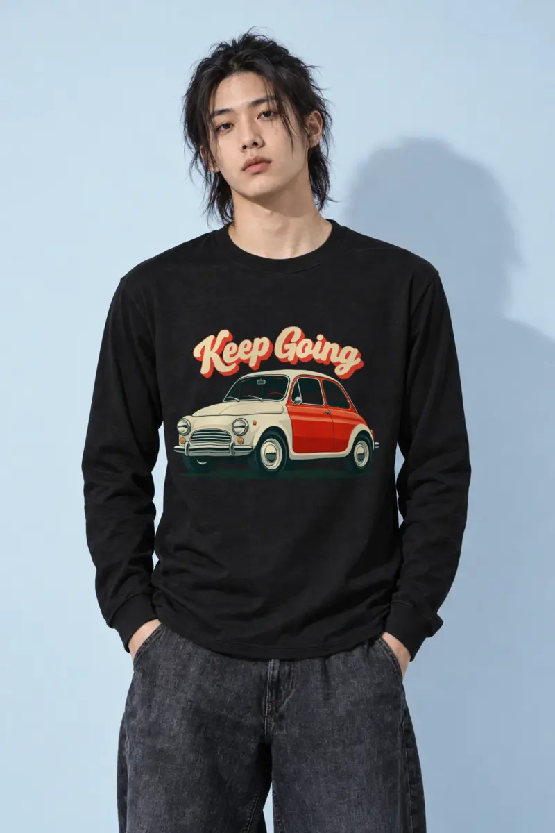 "Keep Going Car" Unisex Longsleeve T-shirt