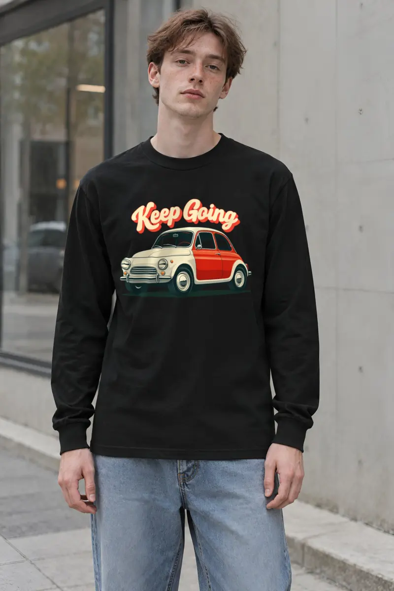 "Keep Going Car" Unisex Longsleeve T-shirt