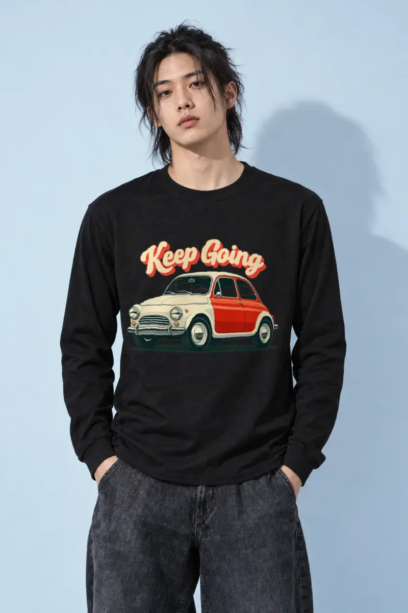 "Keep Going Car" Unisex Longsleeve T-shirt