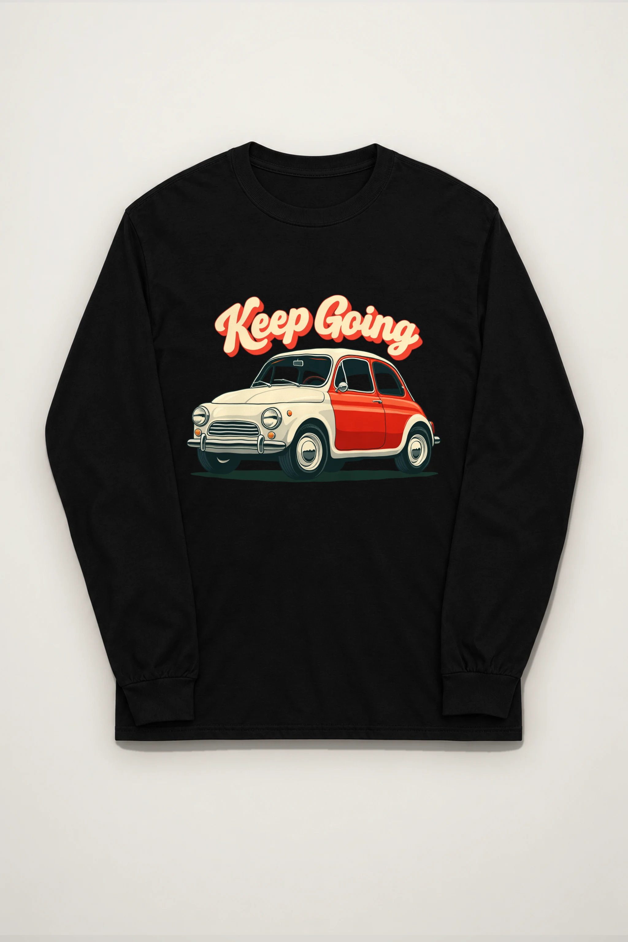 "Keep Going Car" Unisex Longsleeve T-shirt