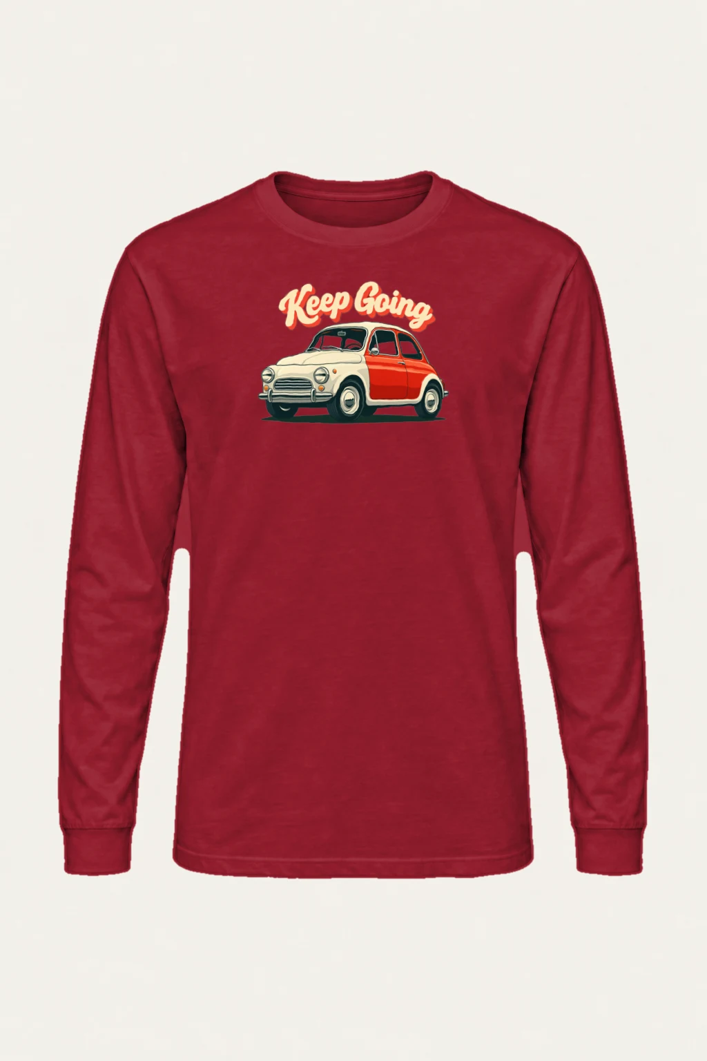 "Keep Going Car" Unisex Longsleeve T-shirt | Gildan 2400