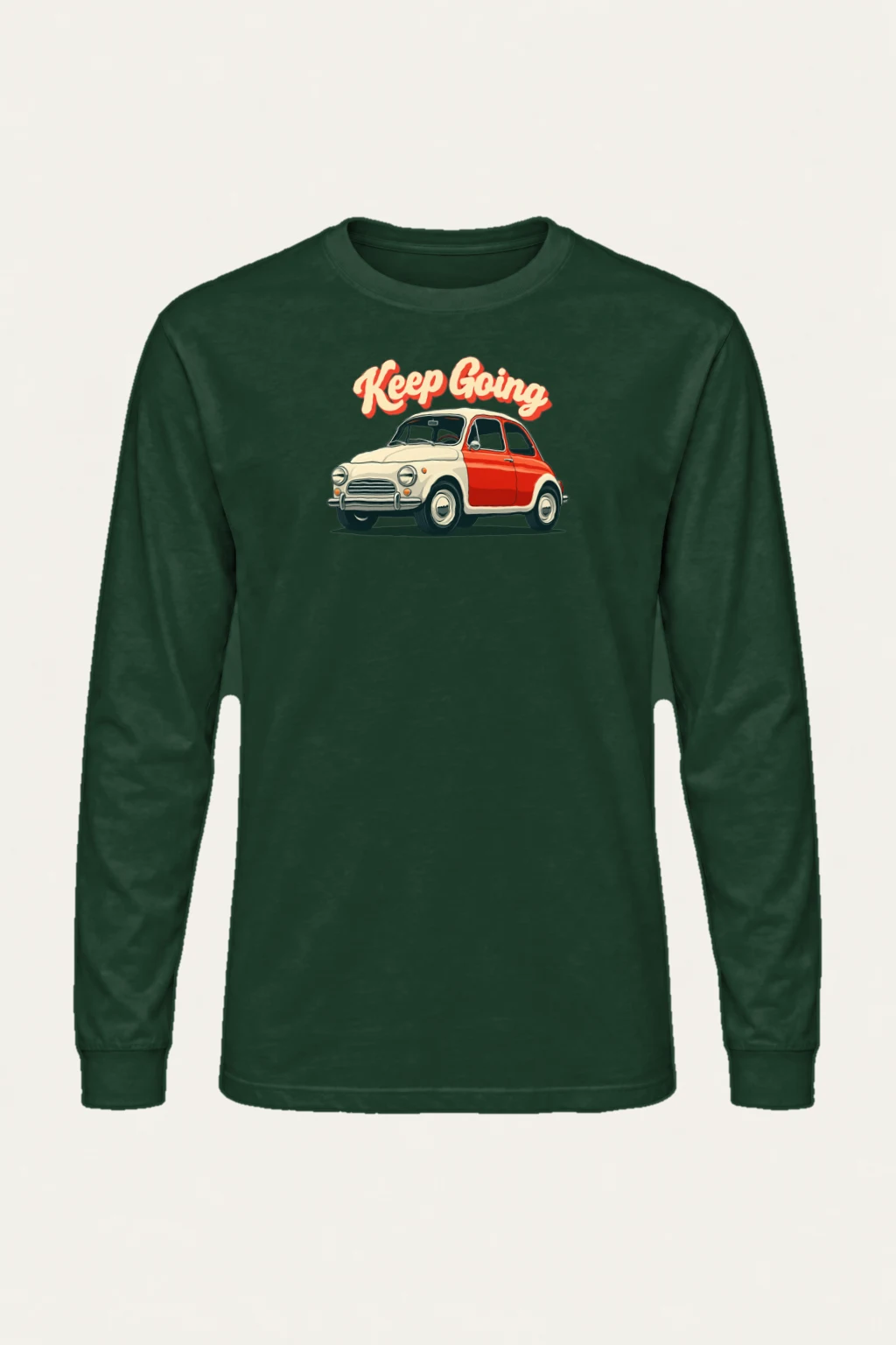 "Keep Going Car" Unisex Longsleeve T-shirt | Gildan 2400