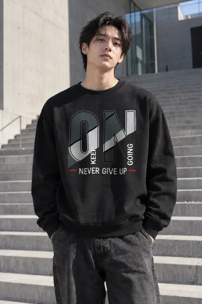 “Keep Going” Heavy Blend Unisex Crewneck Sweatshirt | Gildan 18000