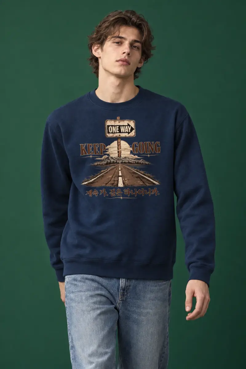 "Keep Going" Heavy Blend Unisex Crewneck Sweatshirt