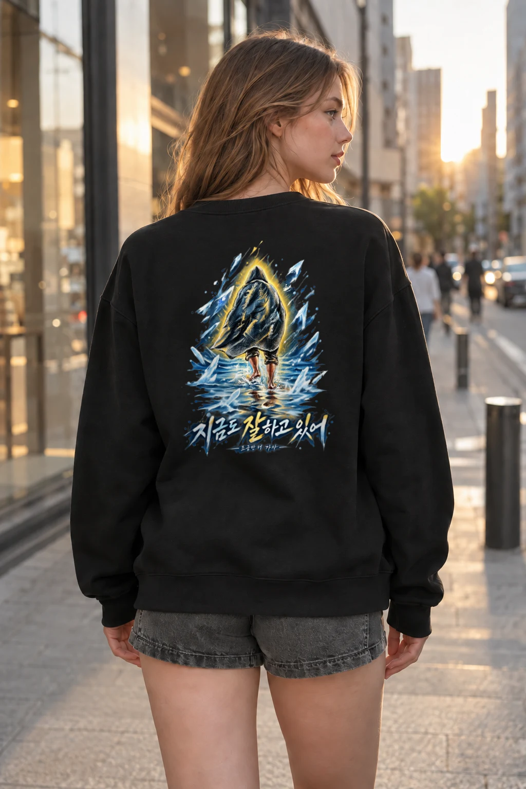 "Keep Going" Heavy Blend Unisex Crewneck Sweatshirt | Gildan 18000