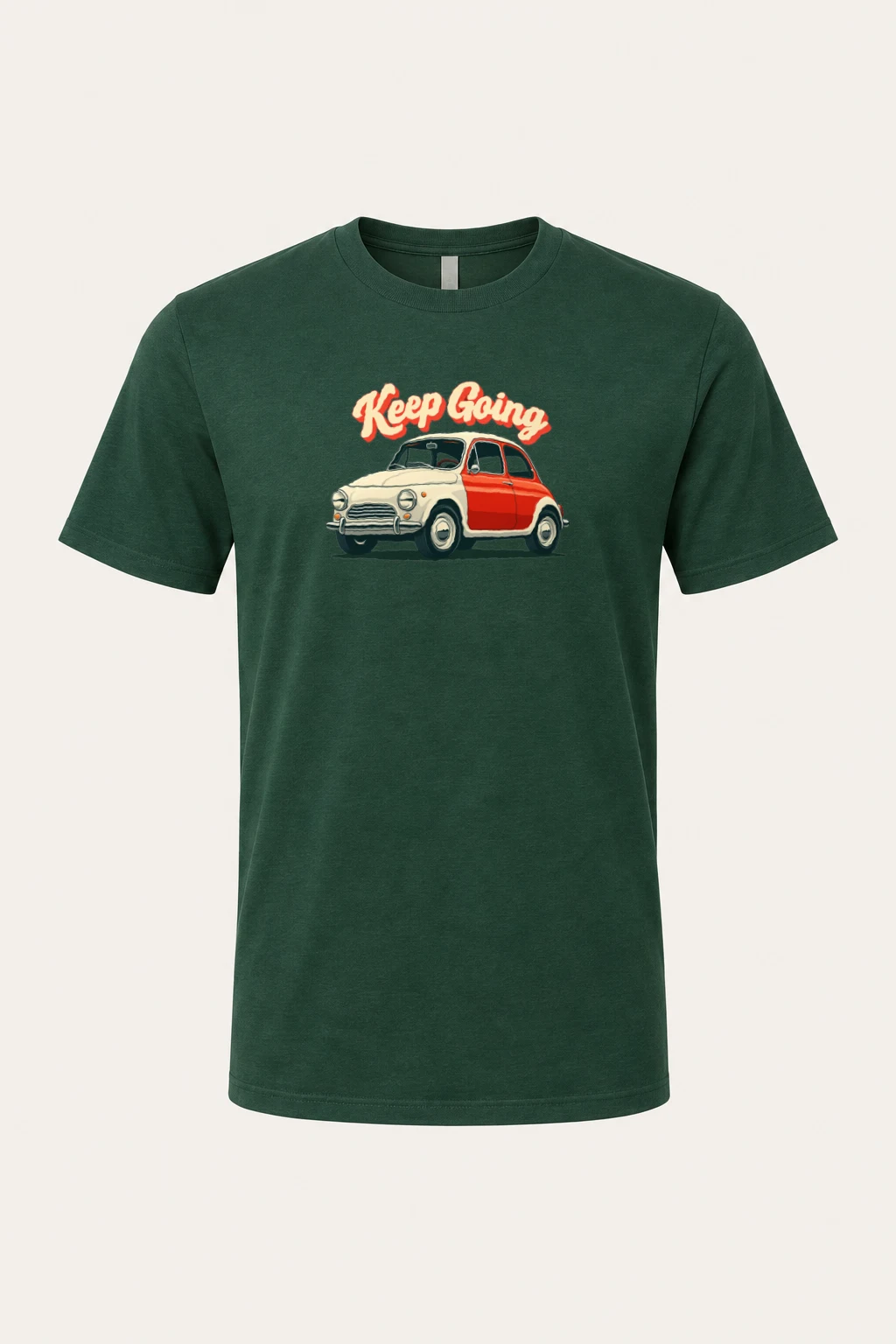 "Keep Going" Heavyweight Unisex Crewneck T-shirt | Gildan 5000