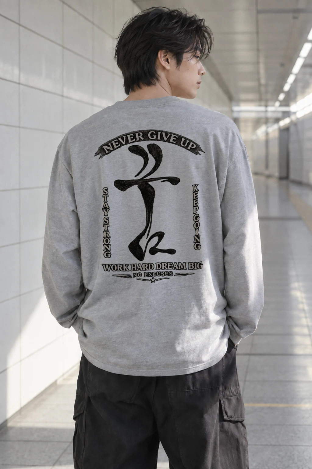 "Keep Going" Unisex Longsleeve T-shirt | Gildan 2400