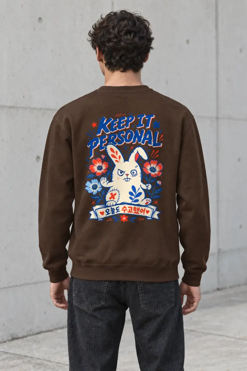 "Keep It Personal" Heavy Blend Unisex Crewneck Sweatshirt | Gildan 18000