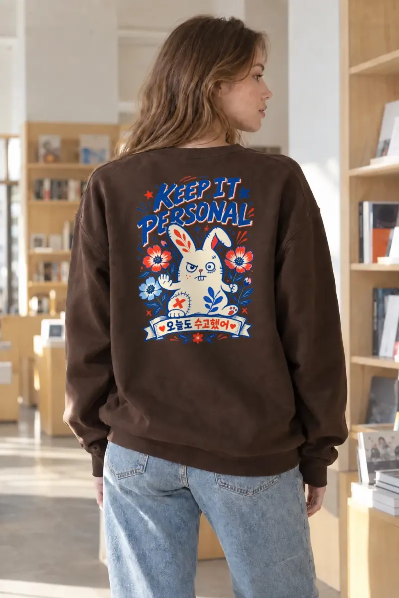 "Keep It Personal" Heavy Blend Unisex Crewneck Sweatshirt | Gildan 18000