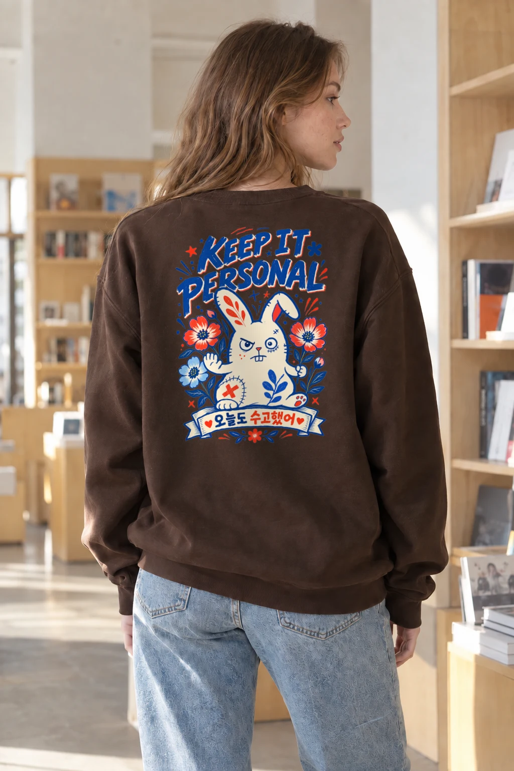 "Keep It Personal" Heavy Blend Unisex Crewneck Sweatshirt | Gildan 18000