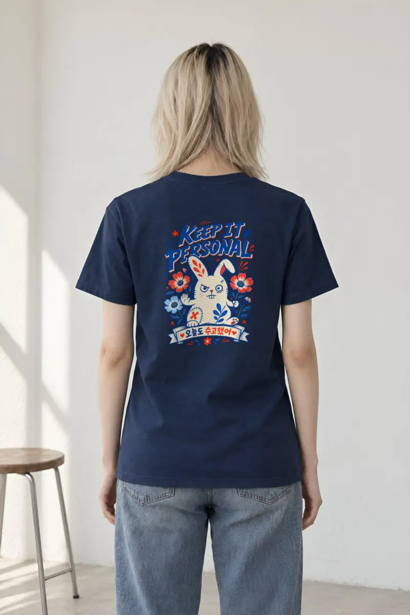 "Keep It Personal" Heavyweight Unisex Crewneck T-shirt