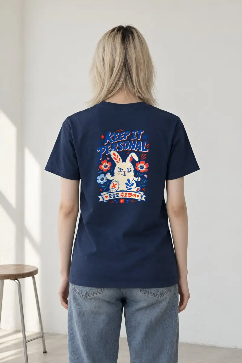 "Keep It Personal" Heavyweight Unisex Crewneck T-shirt