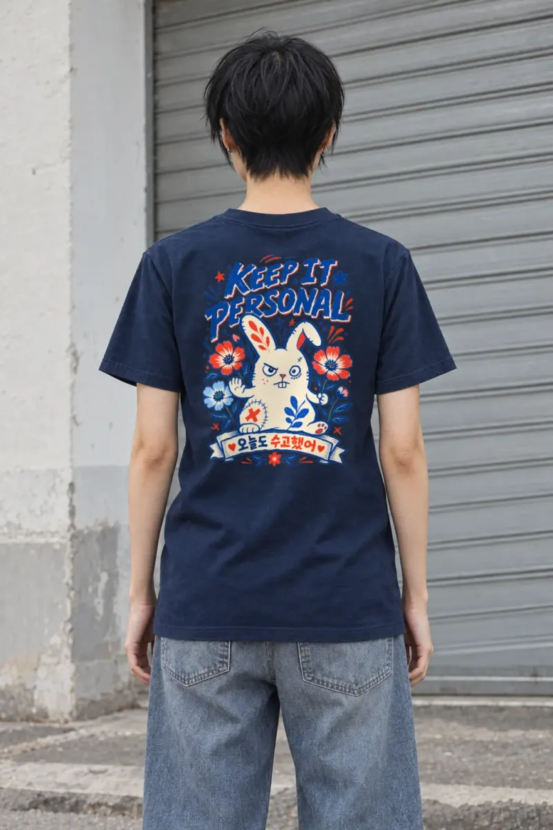 "Keep It Personal" Heavyweight Unisex Crewneck T-shirt | Gildan 5000