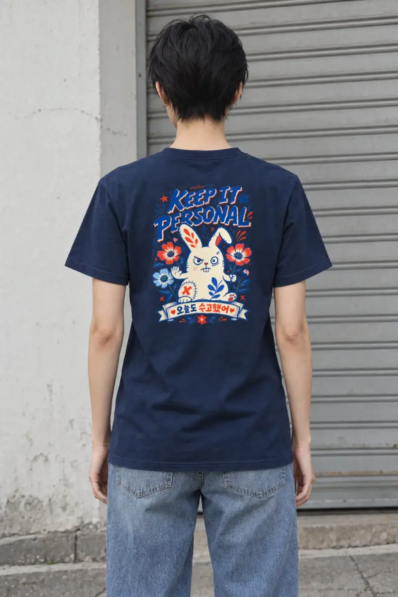 "Keep It Personal" Heavyweight Unisex Crewneck T-shirt