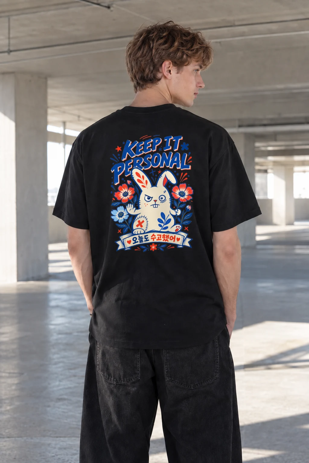 "Keep It Personal" Heavyweight Unisex Crewneck T-shirt | Gildan 5000