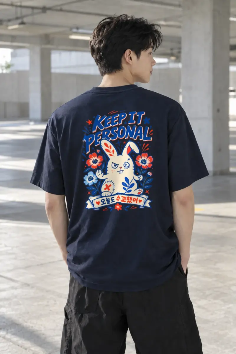 "Keep It Personal" Heavyweight Unisex Crewneck T-shirt | Gildan 5000