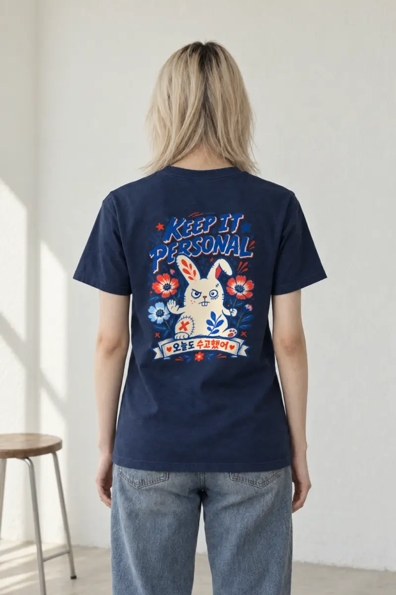 "Keep It Personal" Heavyweight Unisex Crewneck T-shirt