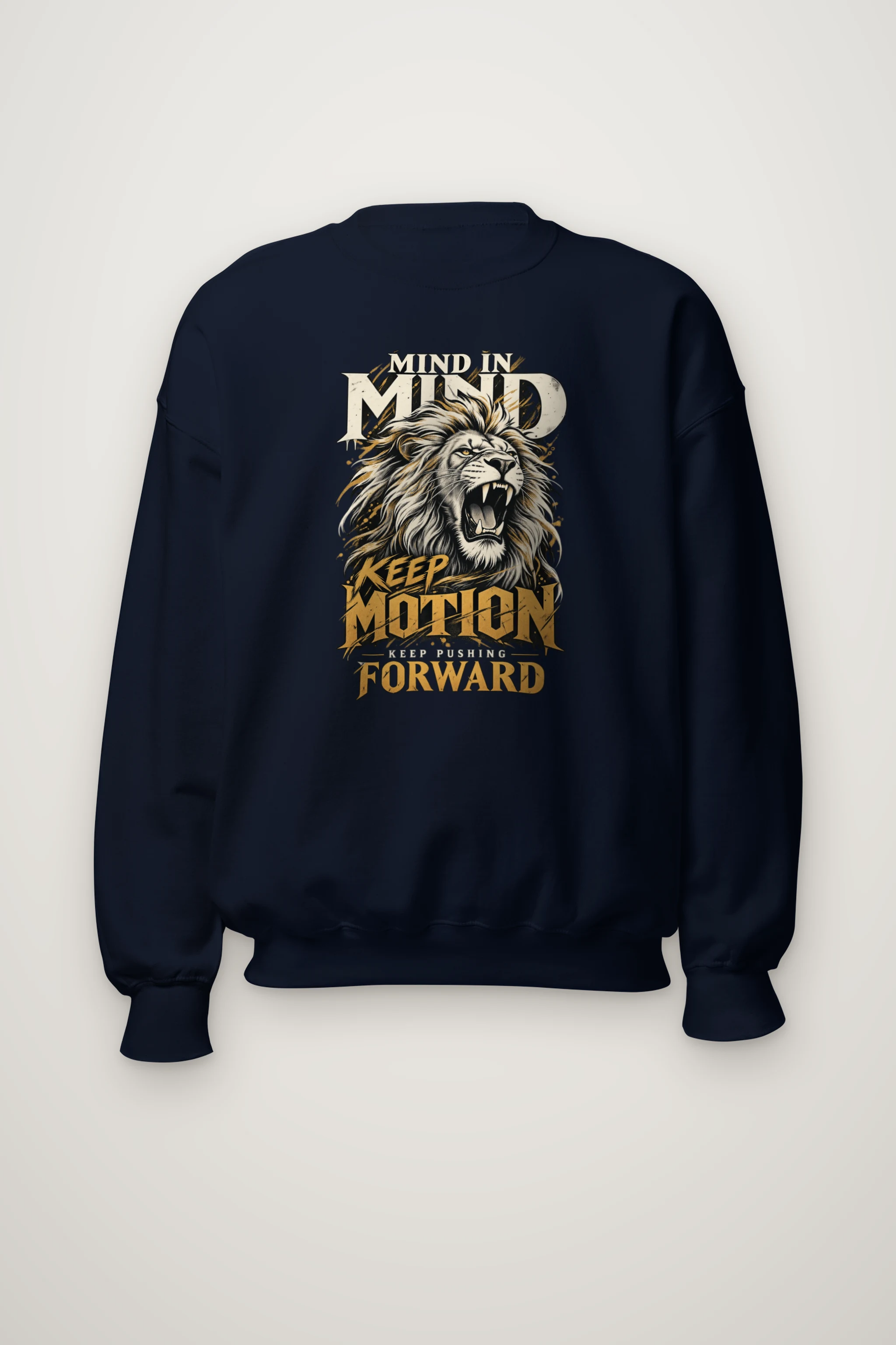 "Keep Pushing Forward" Heavy Blend Unisex Crewneck Sweatshirt