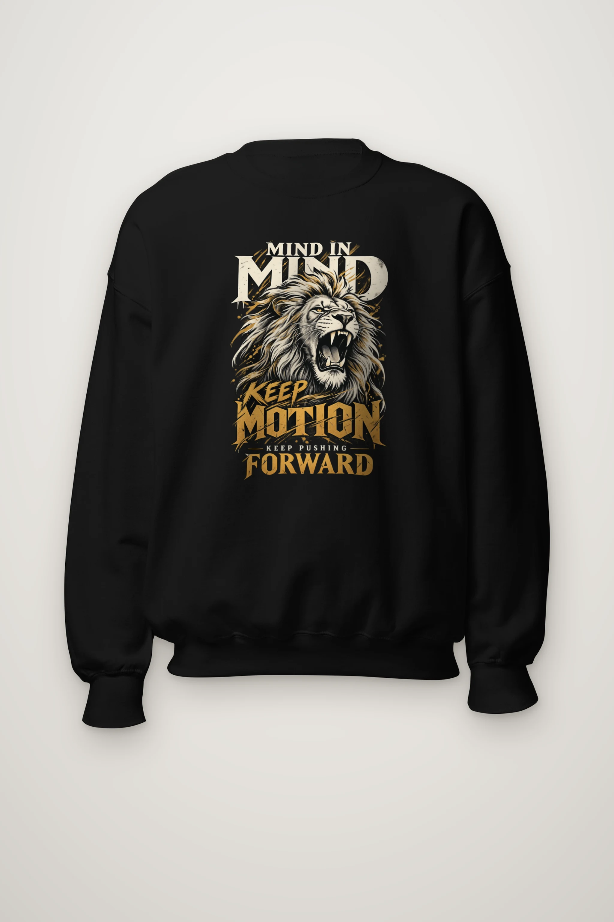 "Keep Pushing Forward" Heavy Blend Unisex Crewneck Sweatshirt