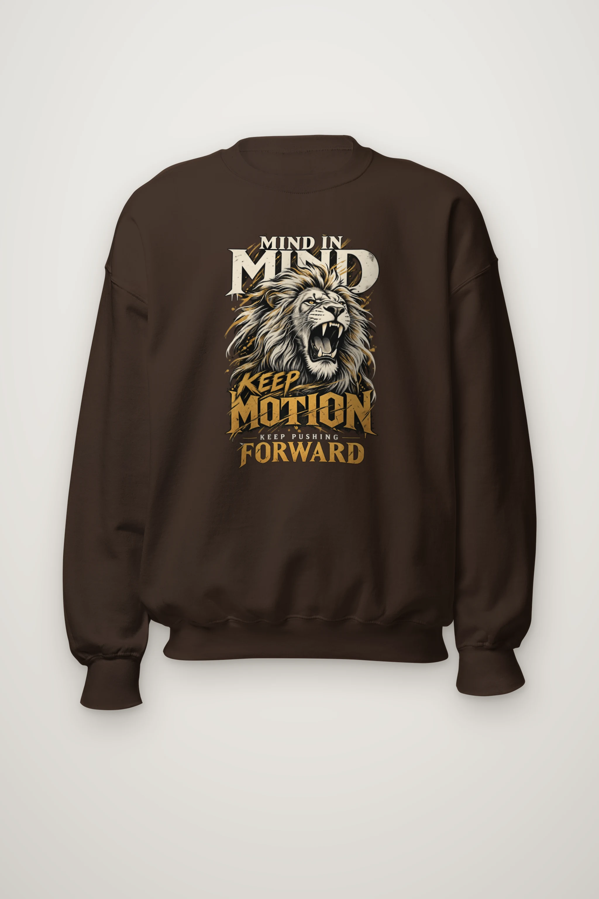 "Keep Pushing Forward" Heavy Blend Unisex Crewneck Sweatshirt
