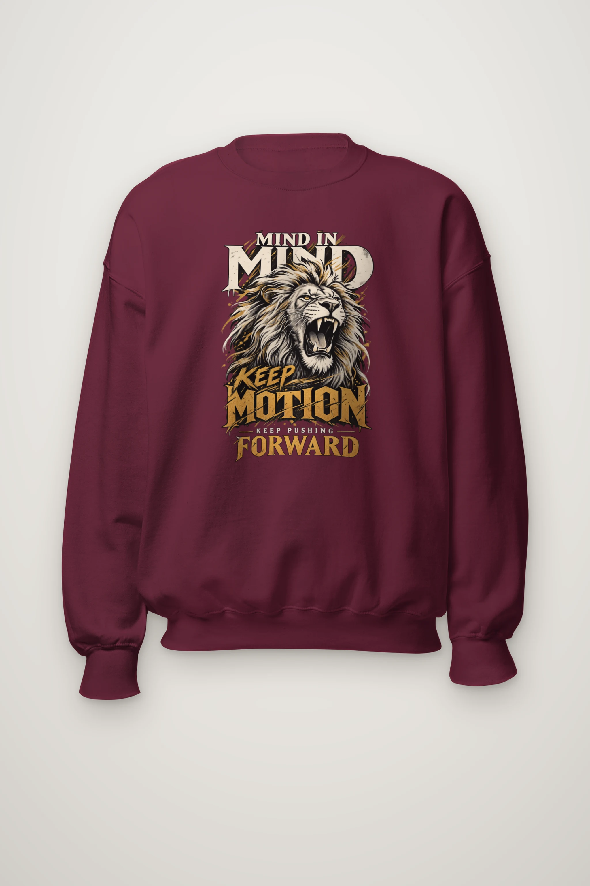 "Keep Pushing Forward" Heavy Blend Unisex Crewneck Sweatshirt