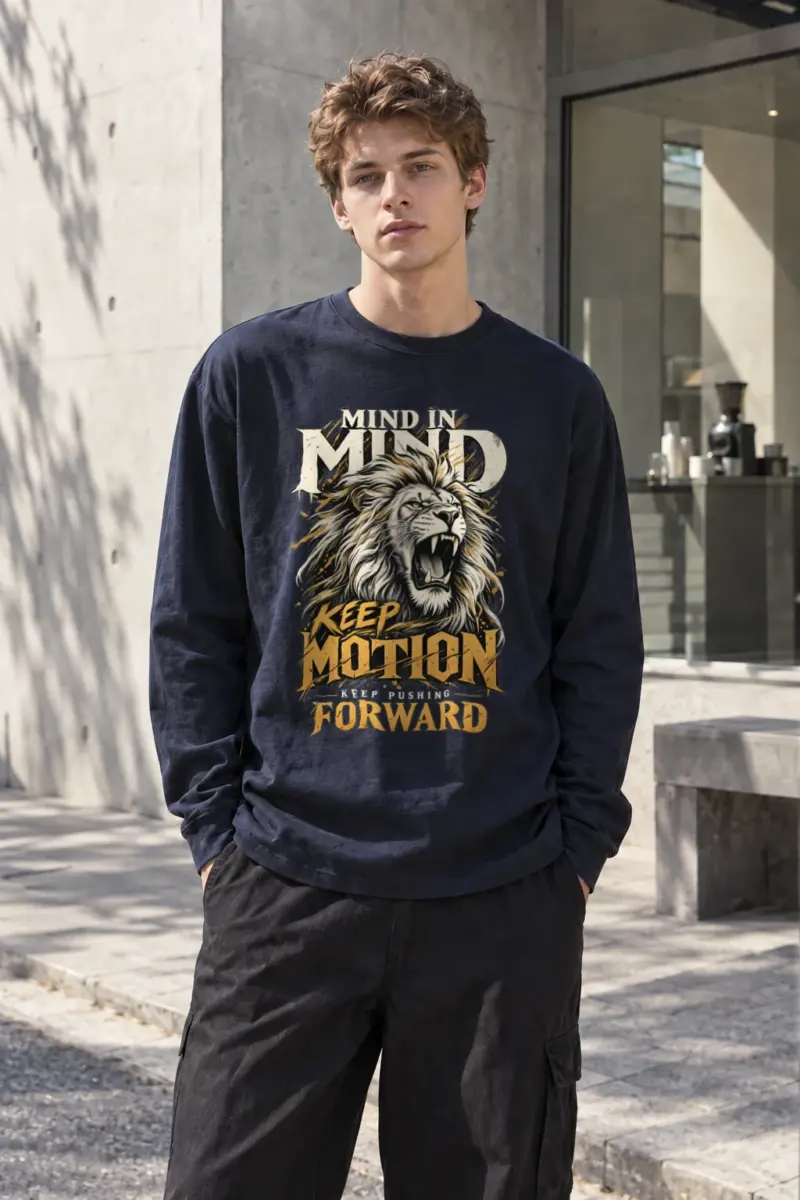 "Keep Pushing Forward" Unisex Longsleeve T-shirt | Gildan 2400