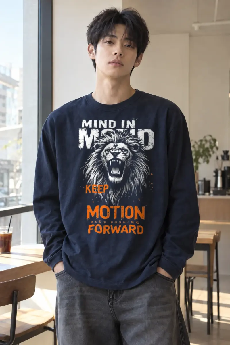 "Keep Pushing Forward" Unisex Longsleeve T-shirt | Gildan 2400
