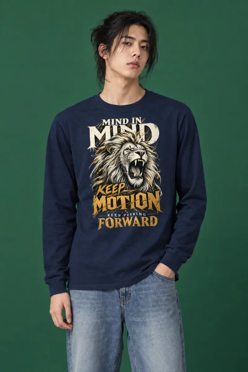 "Keep Pushing Forward" Unisex Longsleeve T-shirt | Gildan 2400