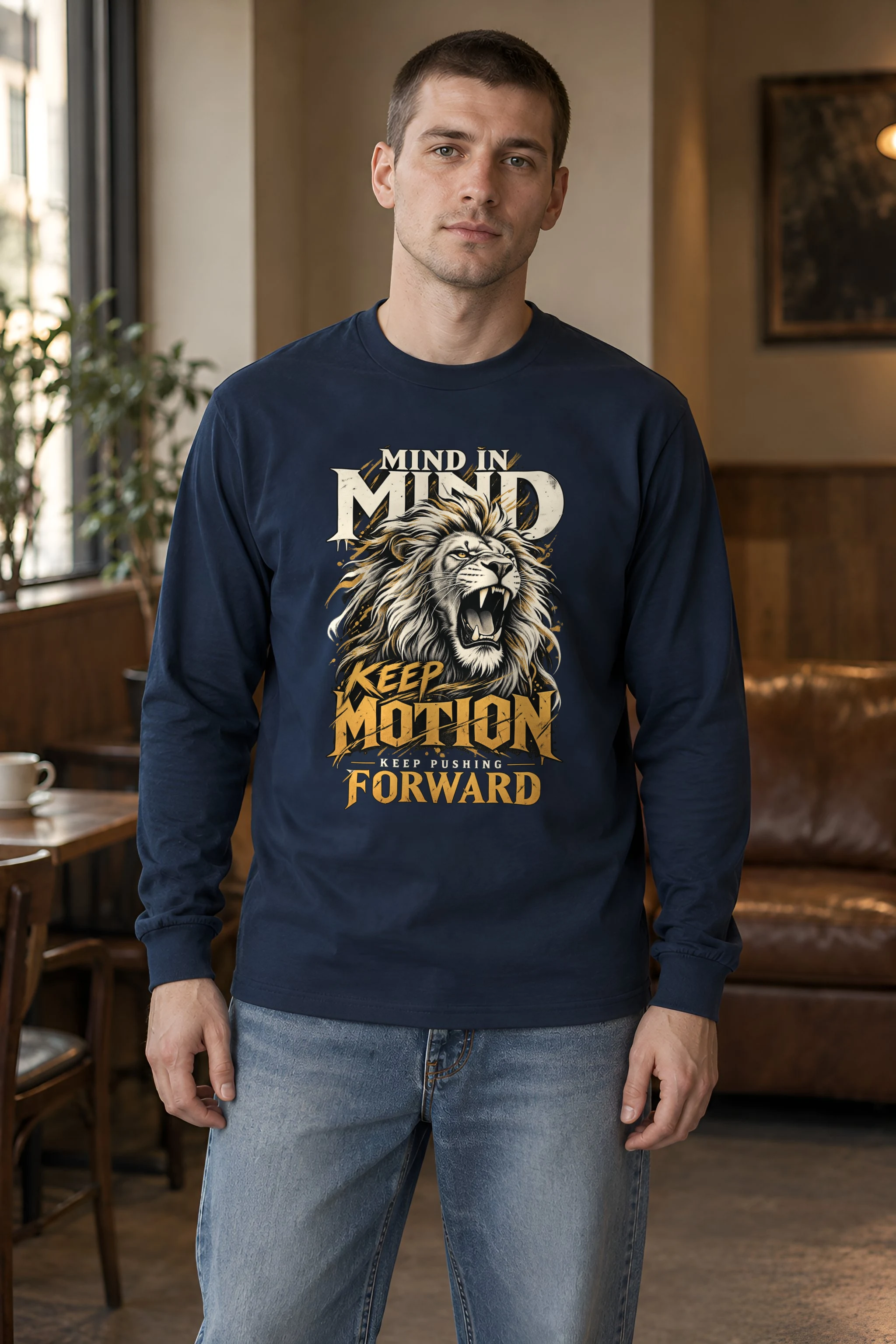 "Keep Pushing Forward" Unisex Longsleeve T-shirt