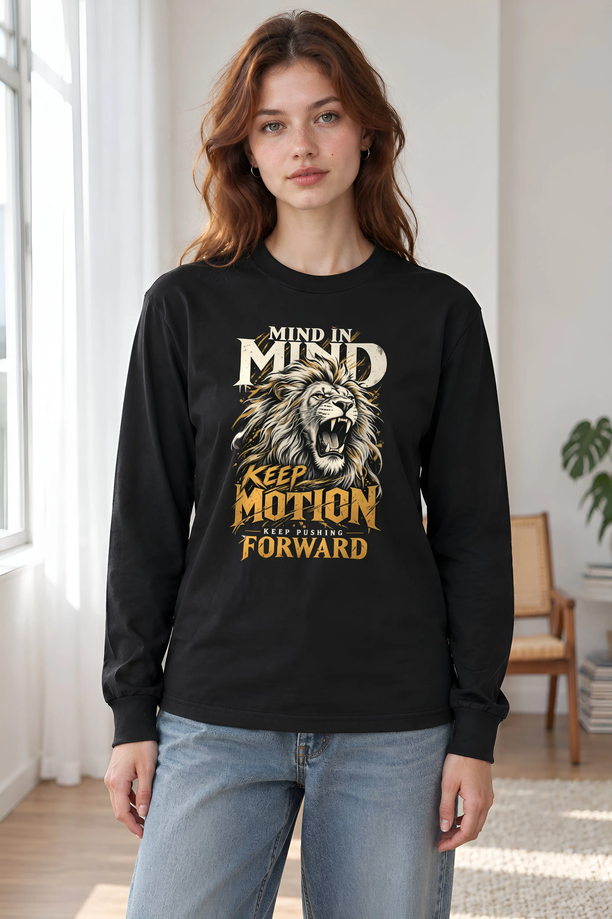 "Keep Pushing Forward" Unisex Longsleeve T-shirt