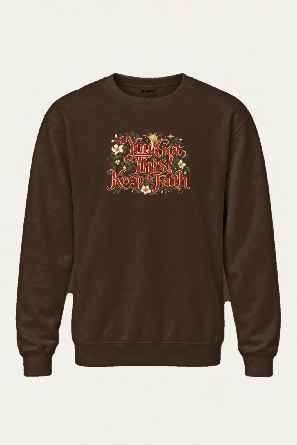 "Keep The Faith" Heavy Blend Unisex Crewneck Sweatshirt | Gildan 18000