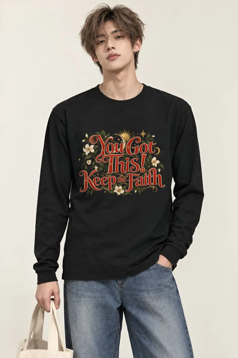 "Keep The Faith" Unisex Longsleeve T-shirt