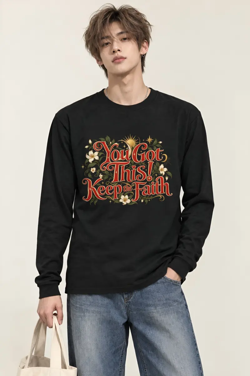 "Keep The Faith" Unisex Longsleeve T-shirt