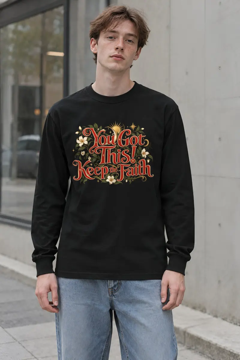 "Keep The Faith" Unisex Longsleeve T-shirt
