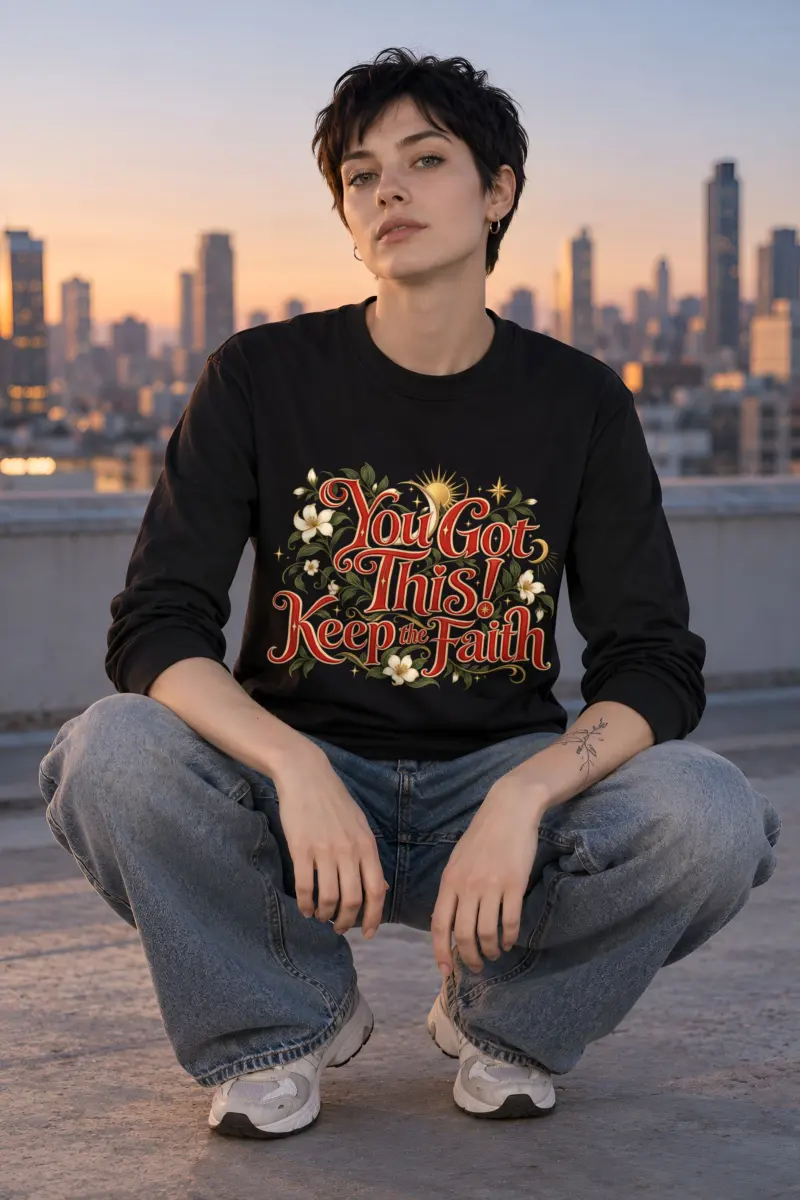 "Keep The Faith" Unisex Longsleeve T-shirt