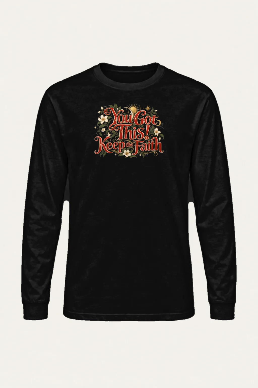 "Keep The Faith" Unisex Longsleeve T-shirt | Gildan 2400