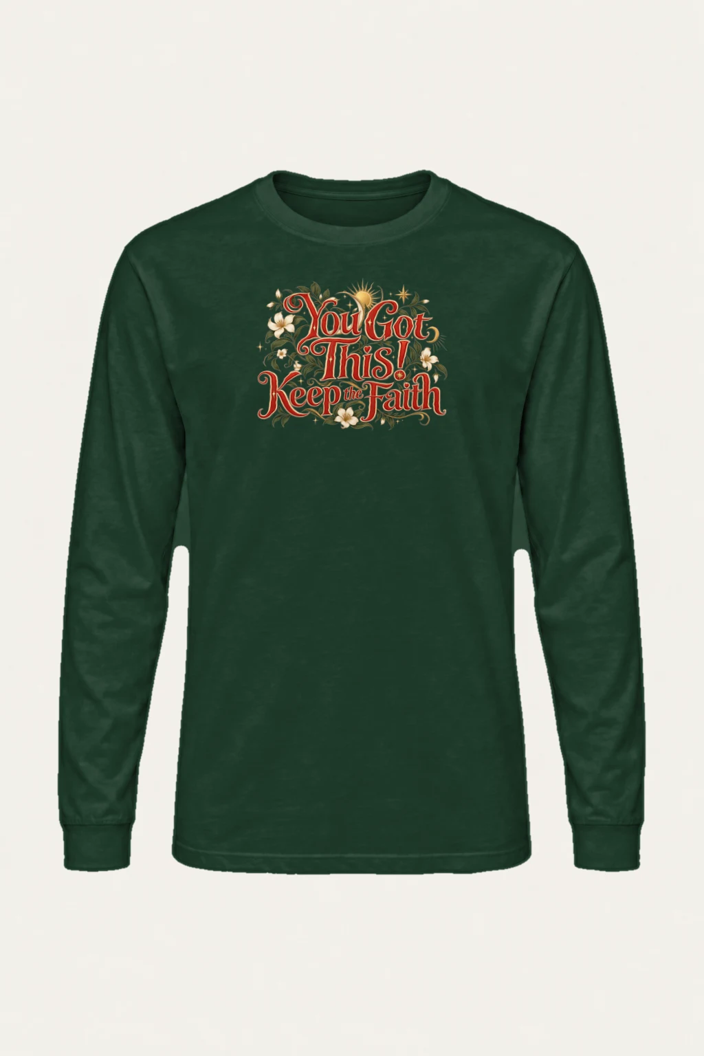 "Keep The Faith" Unisex Longsleeve T-shirt | Gildan 2400