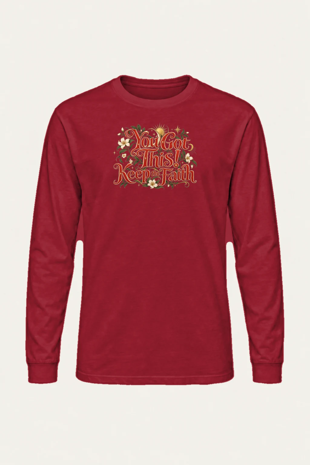 "Keep The Faith" Unisex Longsleeve T-shirt | Gildan 2400