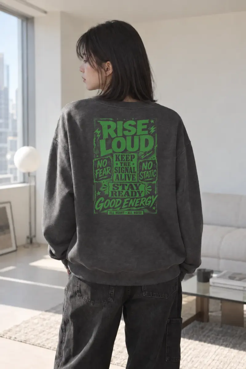 "Keep The Signal Alive" Heavy Blend Unisex Crewneck Sweatshirt | Gildan 18000