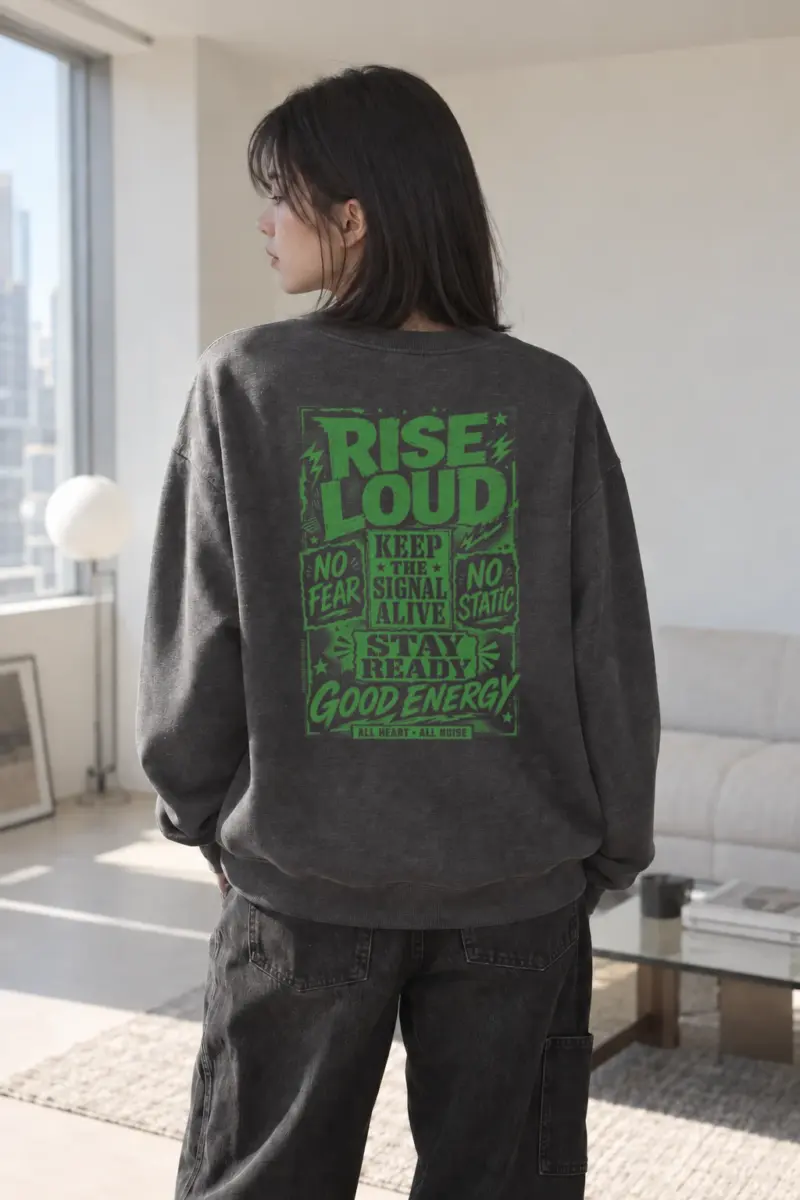 "Keep The Signal Alive" Heavy Blend Unisex Crewneck Sweatshirt | Gildan 18000