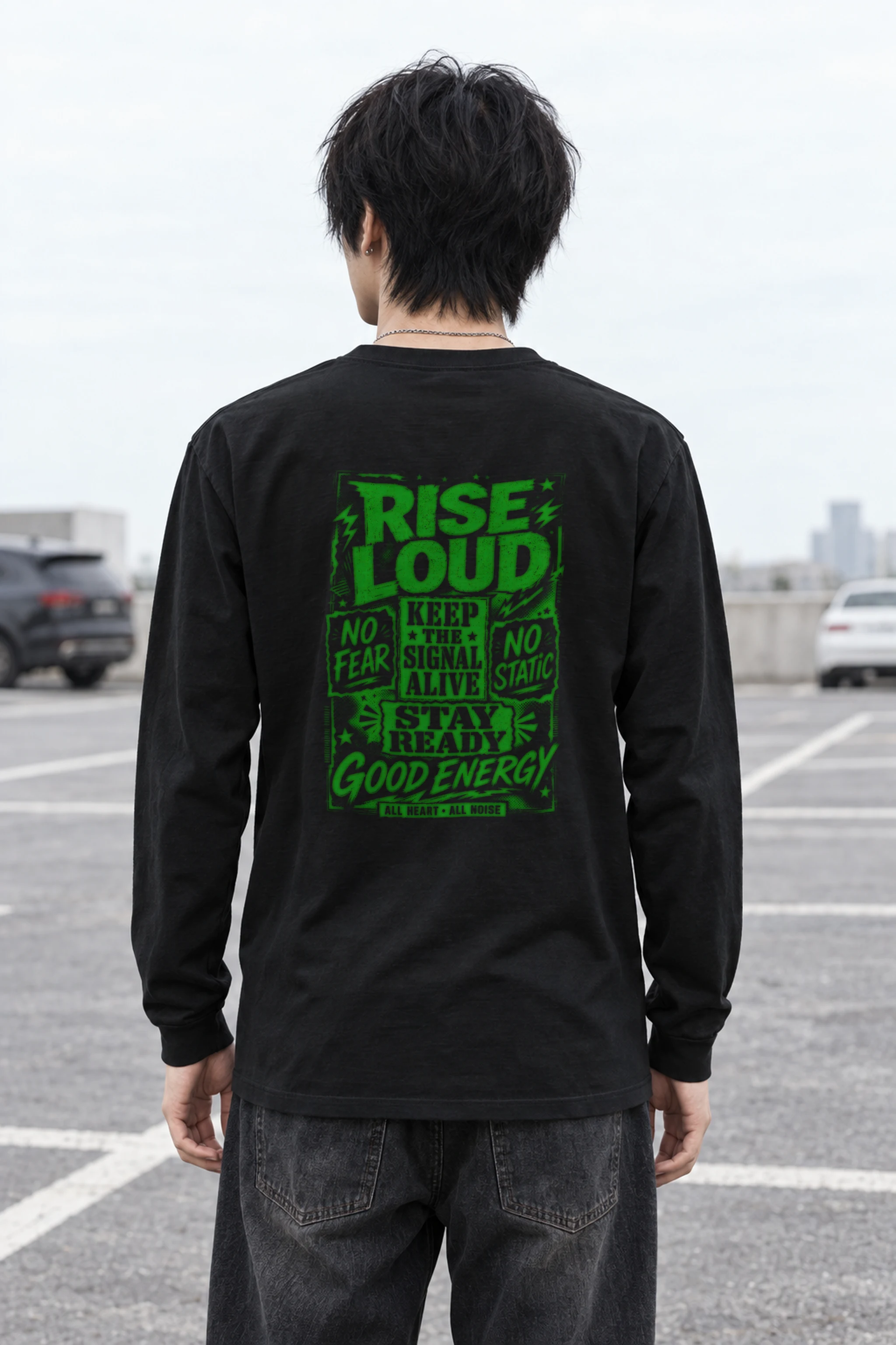 "Keep The Signal Alive" Unisex Longsleeve T-shirt