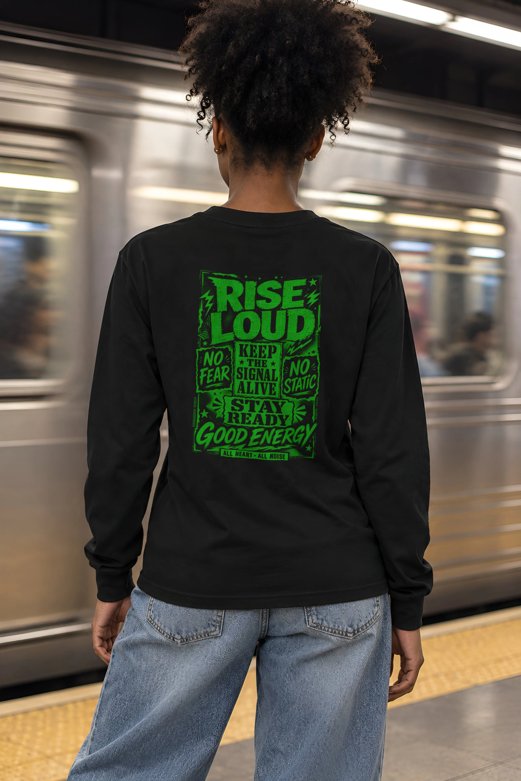 "Keep The Signal Alive" Unisex Longsleeve T-shirt