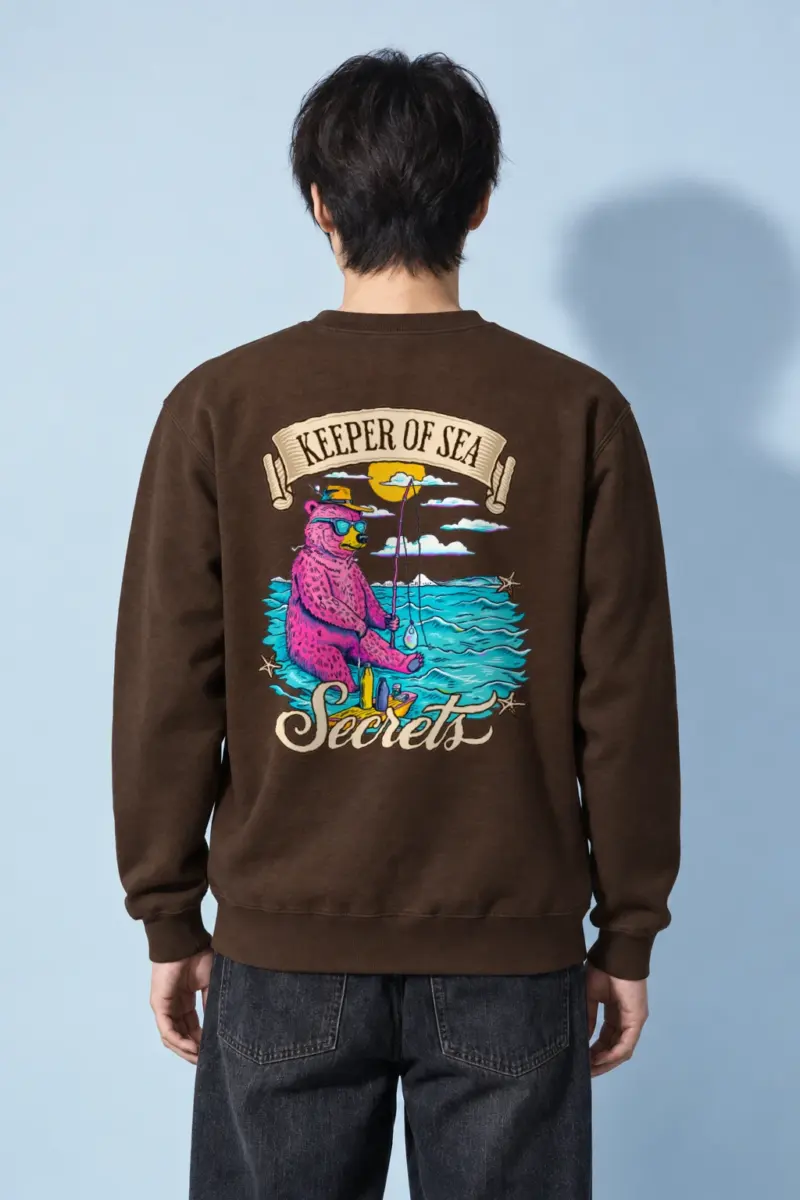 "Keeper Of Sea Secrets" Heavy Blend Unisex Crewneck Sweatshirt