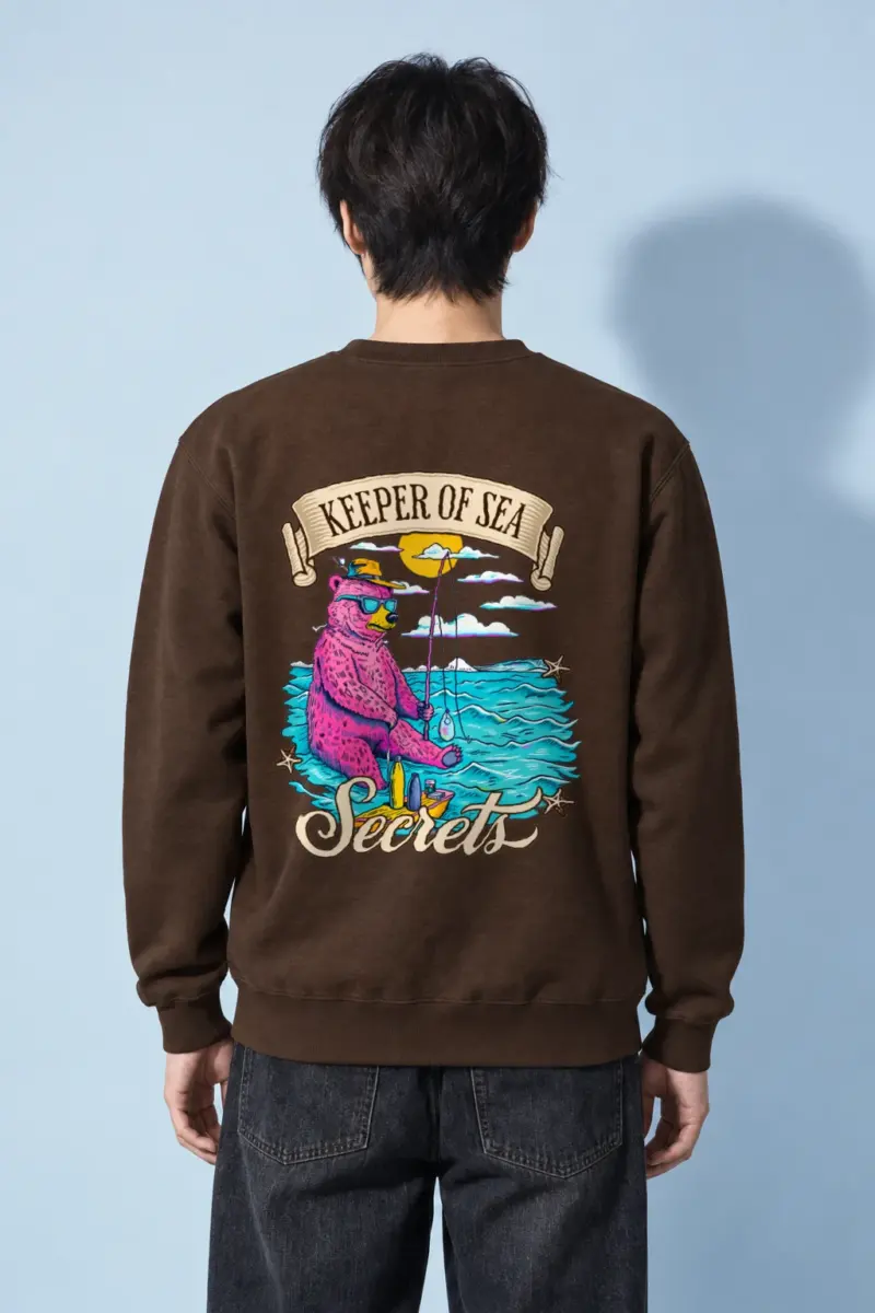 "Keeper Of Sea Secrets" Heavy Blend Unisex Crewneck Sweatshirt