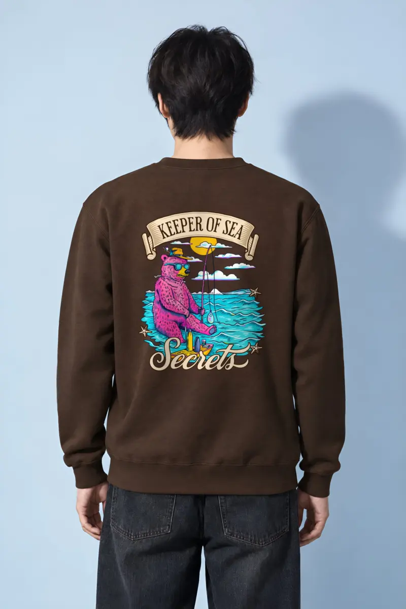 "Keeper Of Sea Secrets" Heavy Blend Unisex Crewneck Sweatshirt
