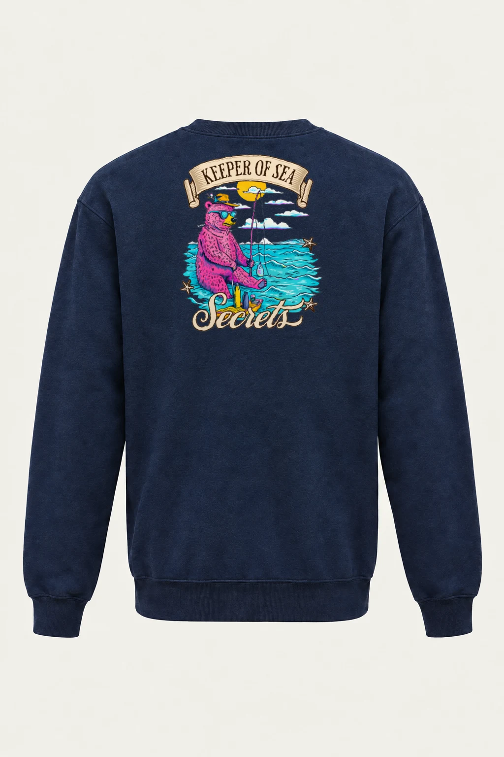 "Keeper Of Sea Secrets" Heavy Blend Unisex Crewneck Sweatshirt | Gildan 18000