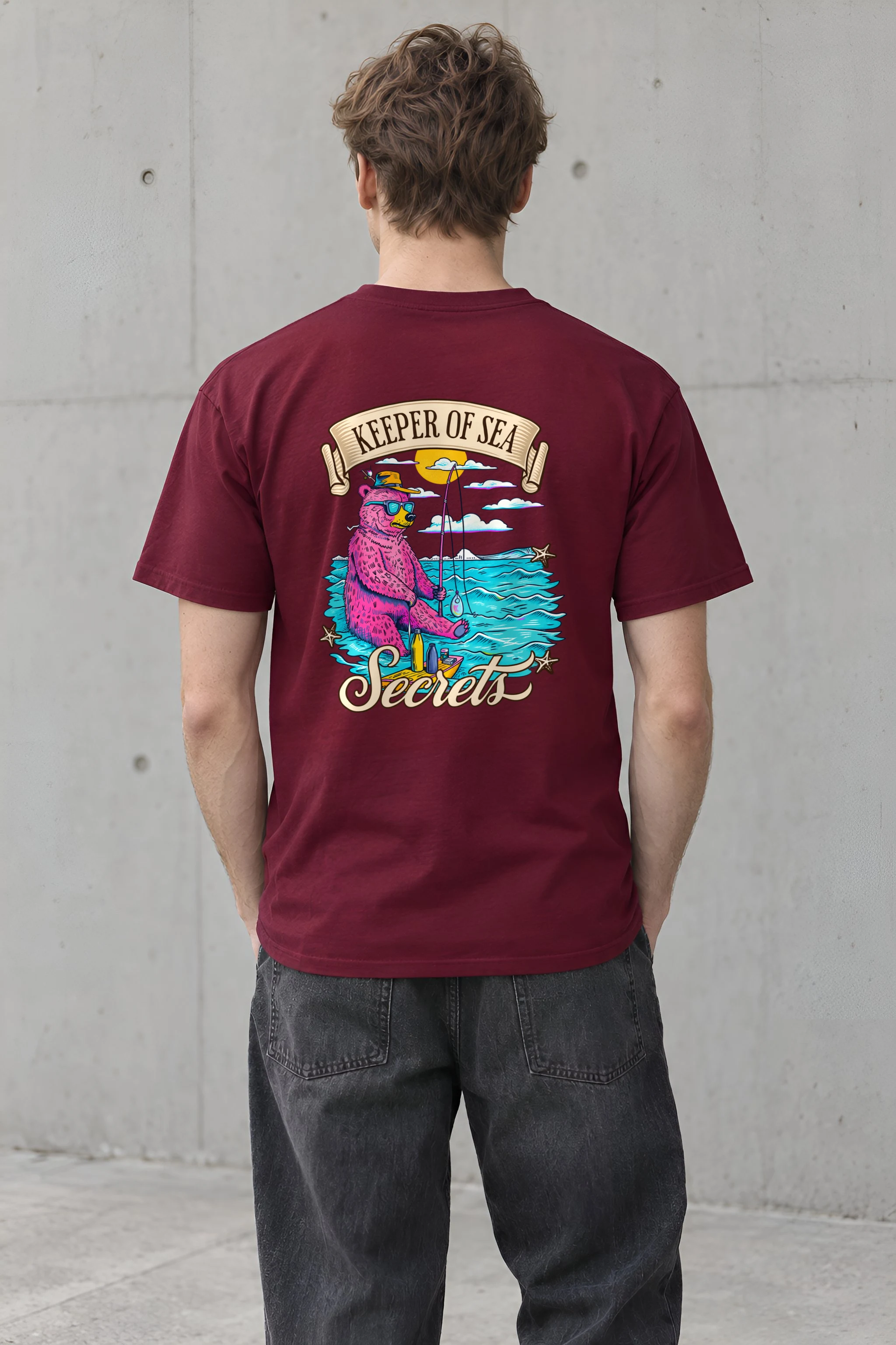 "Keeper Of Sea Secrets" Heavyweight Unisex Crewneck T-shirt