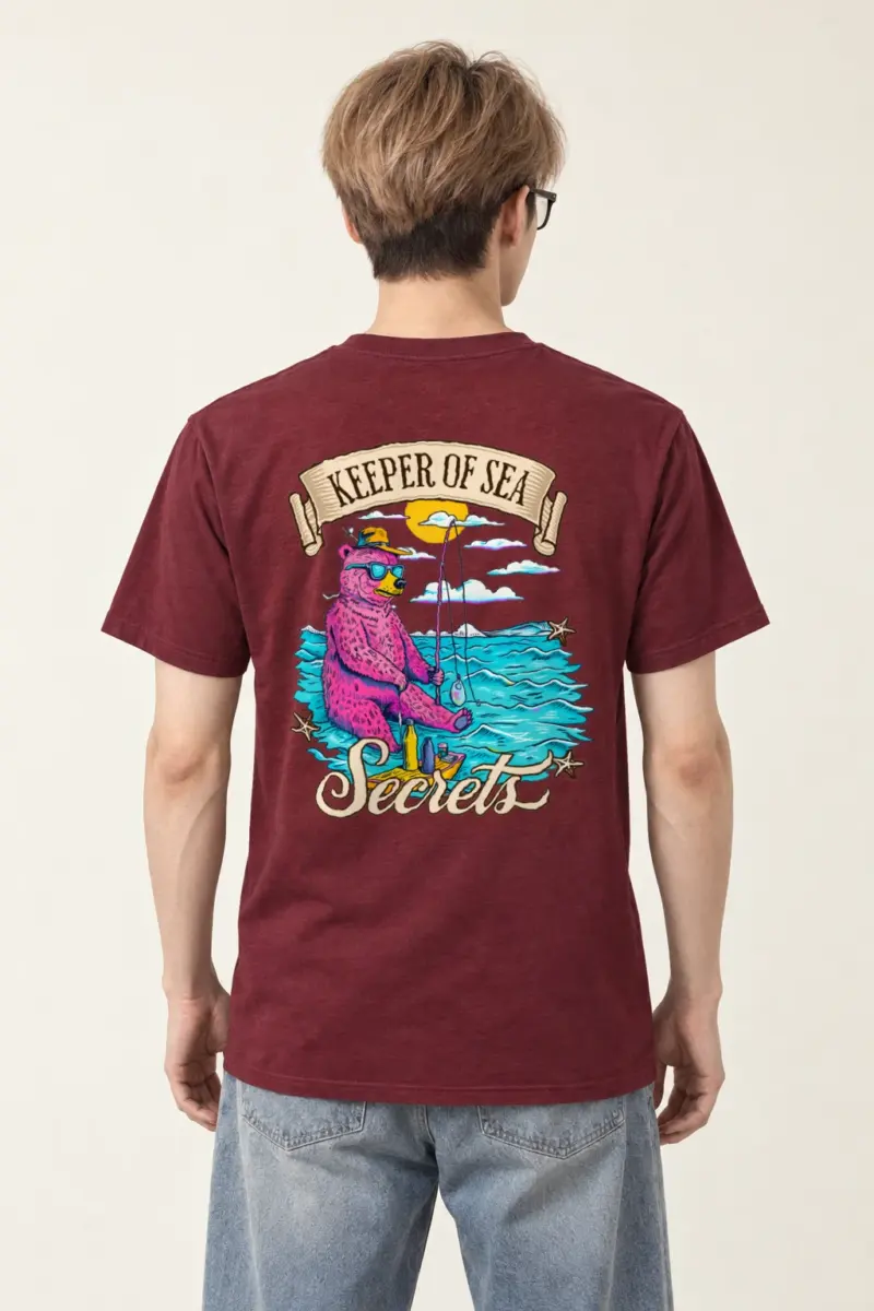 "Keeper Of Sea Secrets" Heavyweight Unisex Crewneck T-shirt